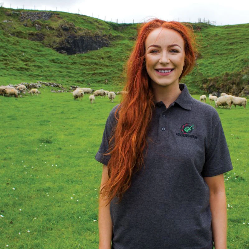 "AGRI is our CULTURE" Unisex Adults Charcoal Polo Shirt - Image 3