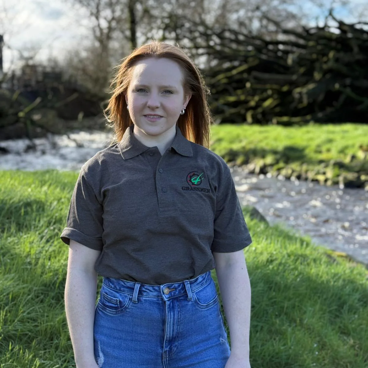 "AGRI is our CULTURE" Unisex Adults Charcoal Polo Shirt - Image 7