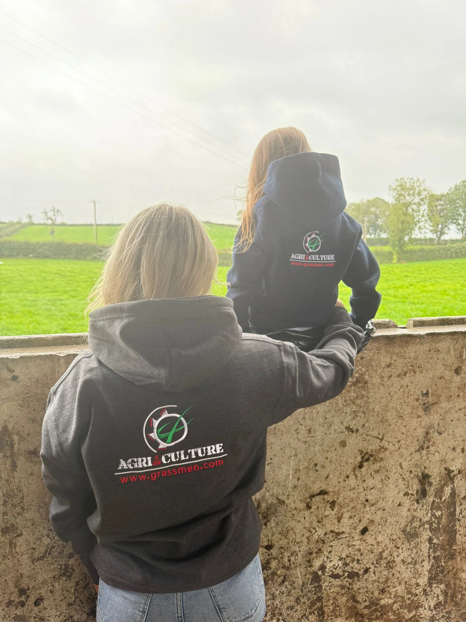 "AGRI is our CULTURE" Unisex Adults Charcoal Grey Hoodie - Image 7