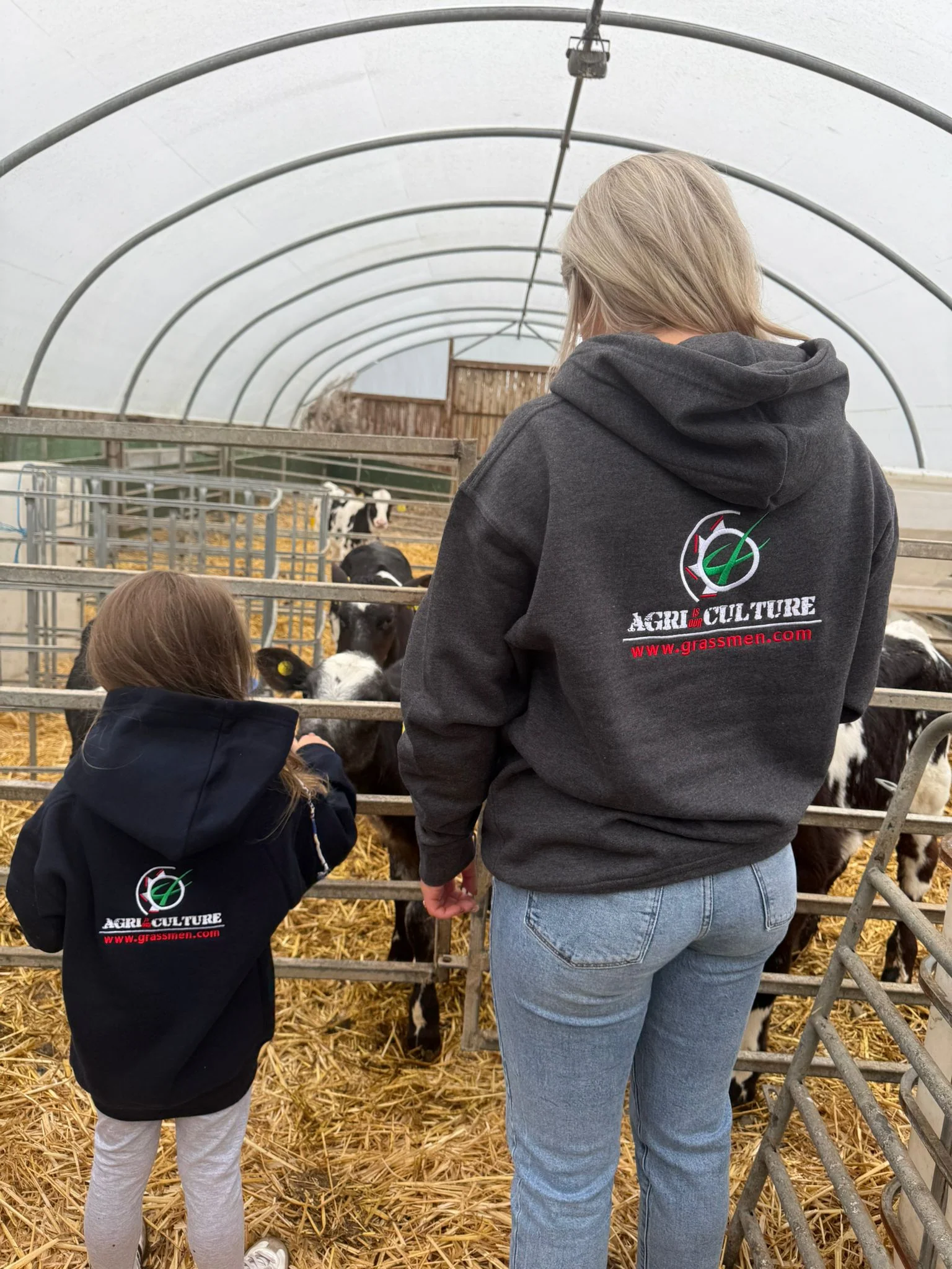 "AGRI is our CULTURE" Kids  Navy Hoodie - Image 7