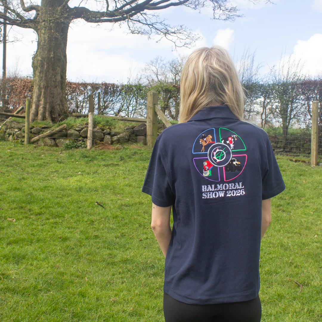 "Balmoral Show 2026" Limited Edition Show Special Unisex Adults Navy Polo Shirt - Image 7