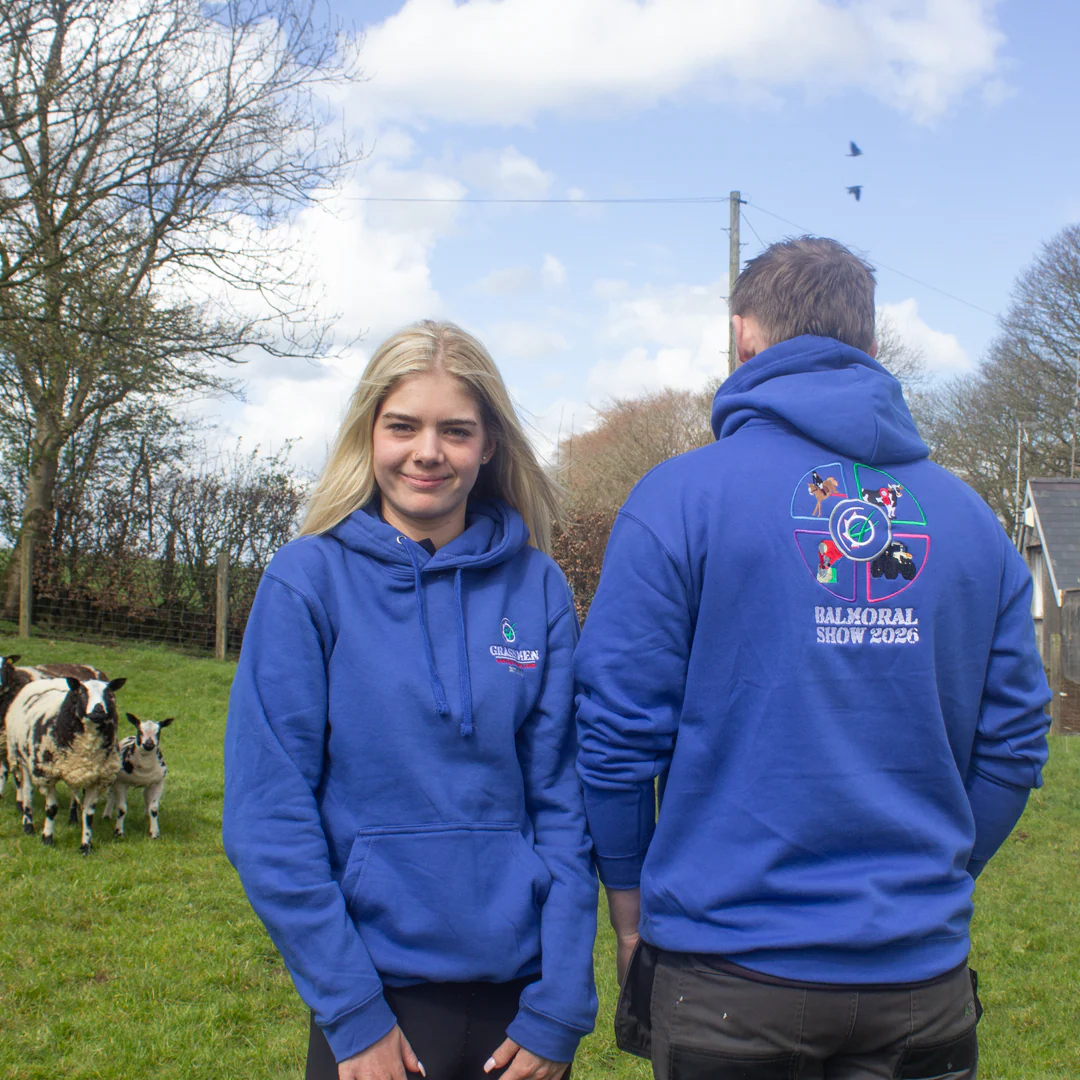 "Balmoral Show 2026" Limited Edition Show Special Unisex Adults Royal Blue Hoodie - Image 3
