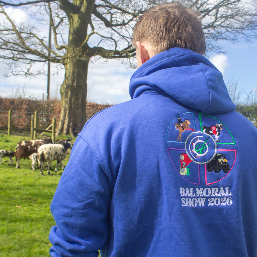 "Balmoral Show 2026" Limited Edition Show Special Unisex Kids Royal Blue Hoodie - Image 3