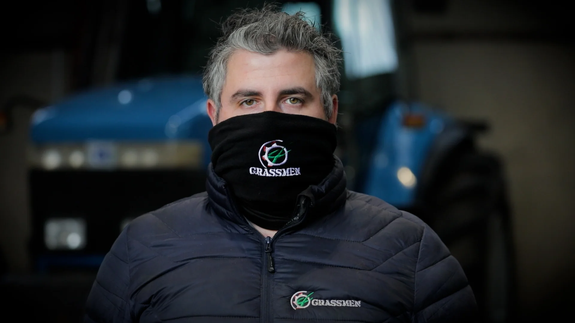 "GRASSMEN" Black Snood - Image 3