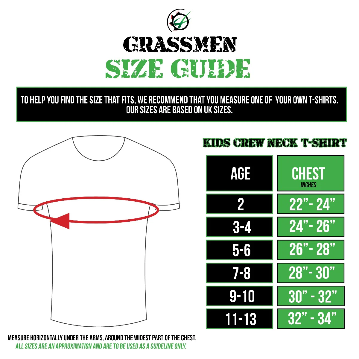 "GRASSMEN" Kids Black T-Shirt - Image 4