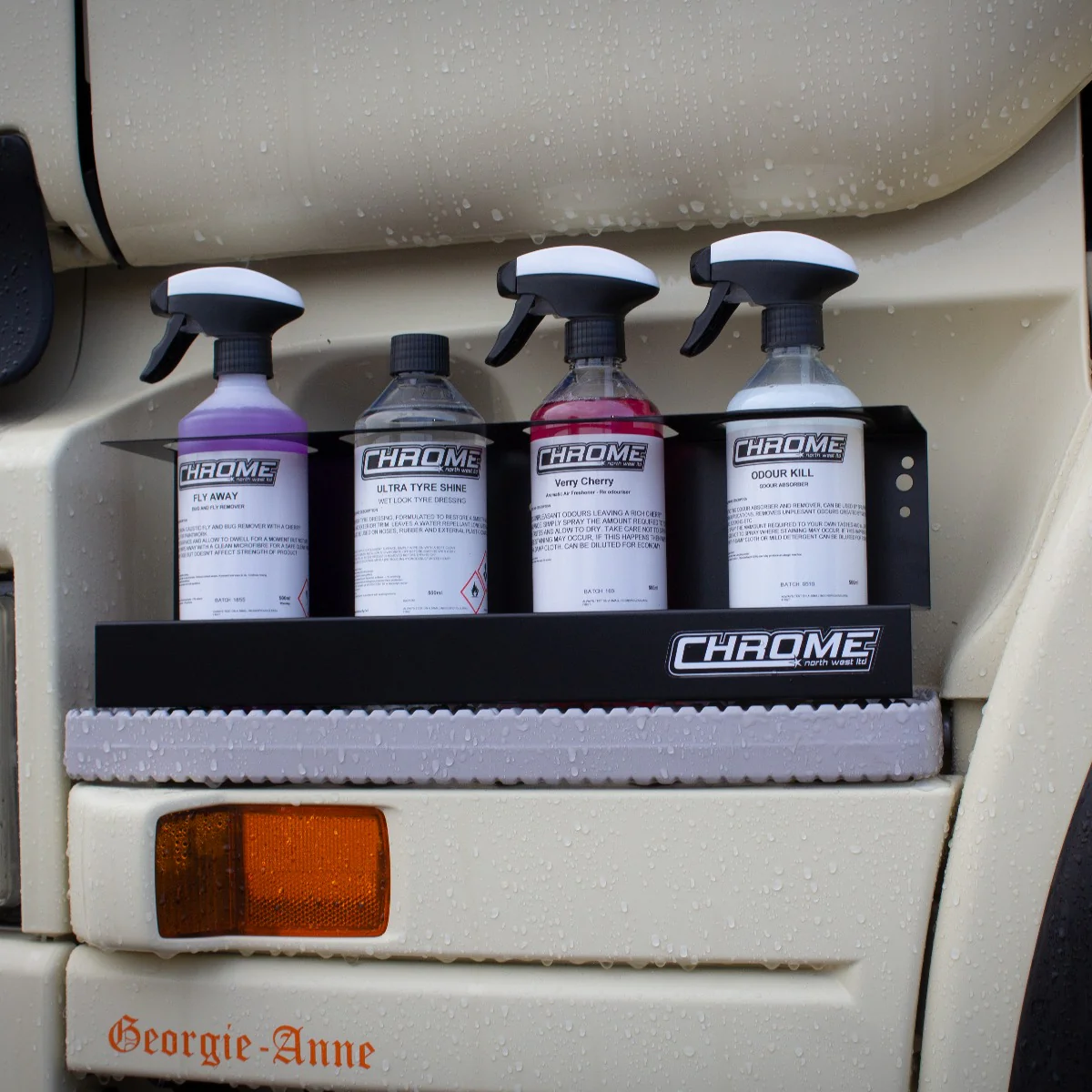 "Chrome" Bottle Holder (4)