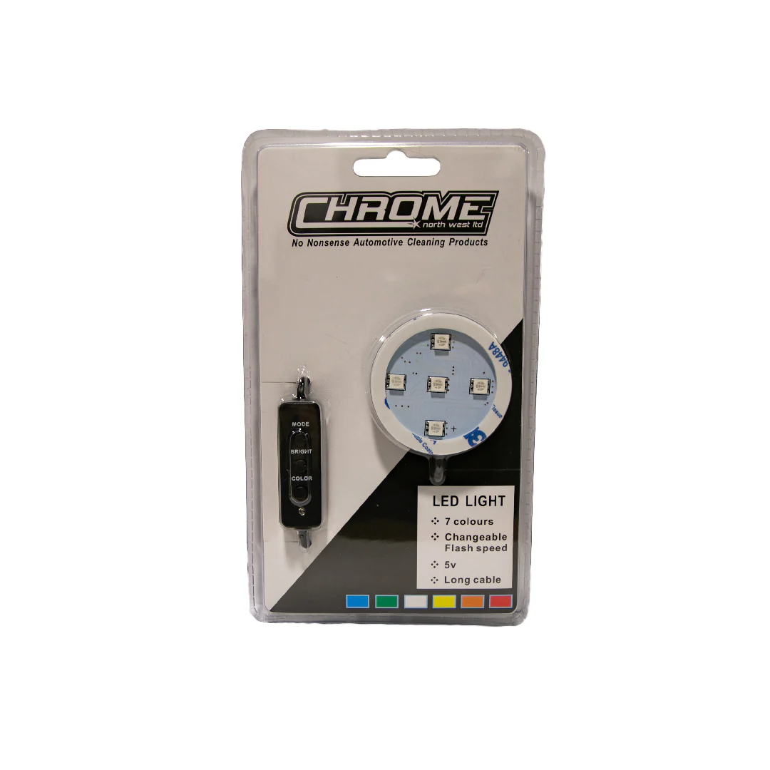"Chrome" LED Light Base