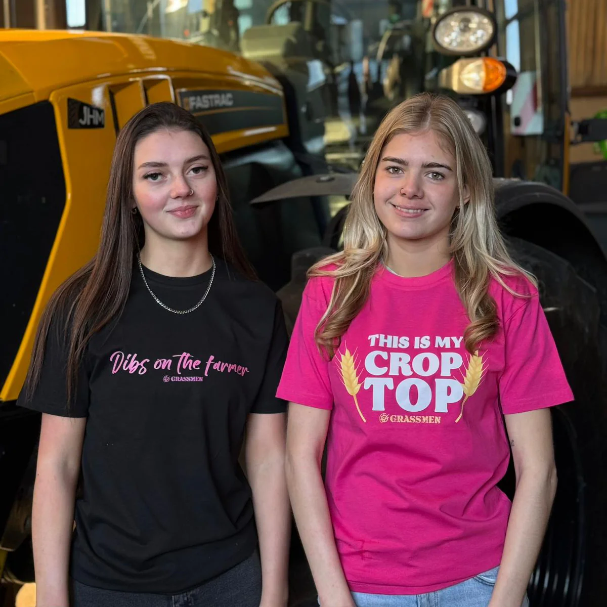 "This is my Crop Top" Novelty Adults Pink T-Shirt - Image 3