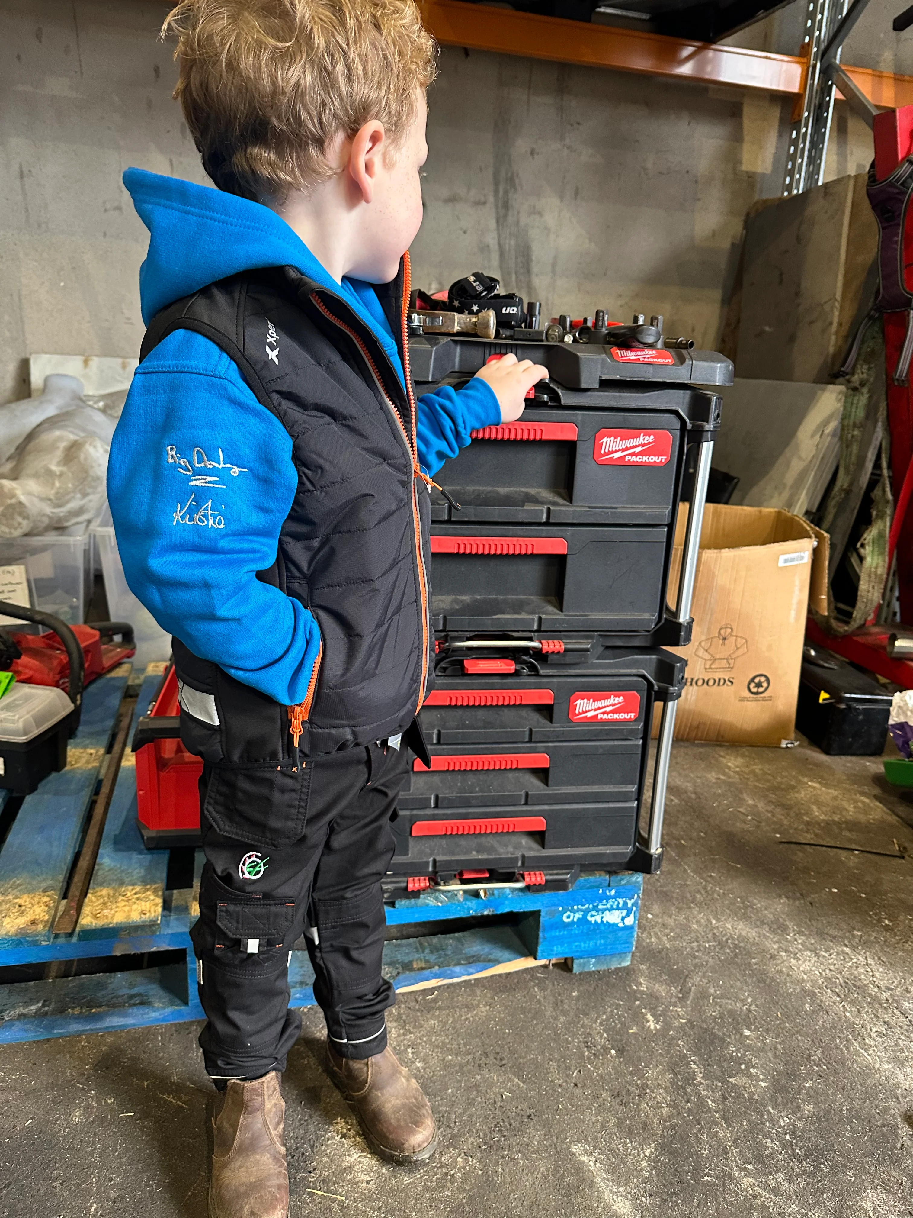"GRASSMEN" Kids Holster Pocket Work Trousers - Image 7