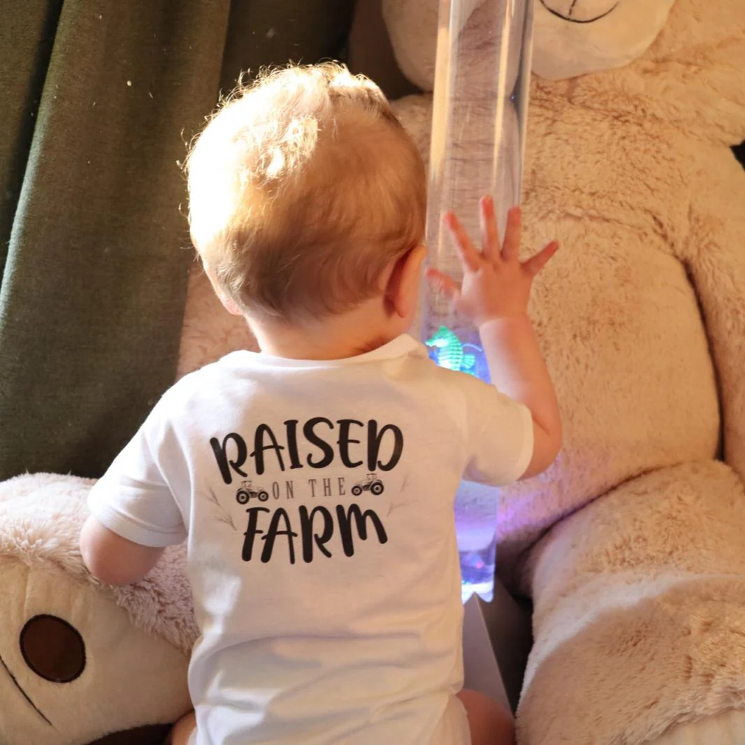 GRASSMEN Raised on the Farm Short Sleeved Baby Suit - Image 13