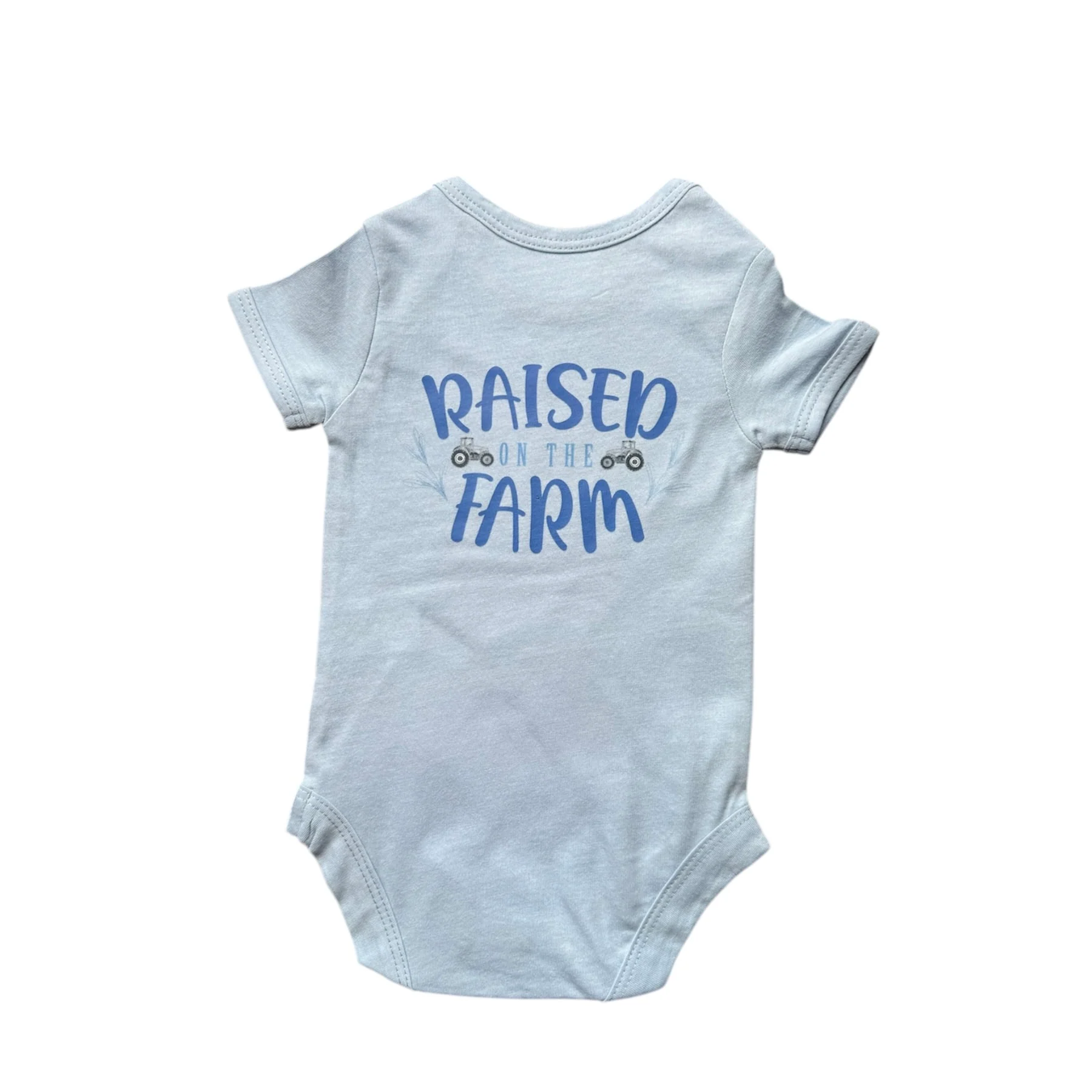 GRASSMEN Raised on the Farm Short Sleeved Baby Suit - Image 6