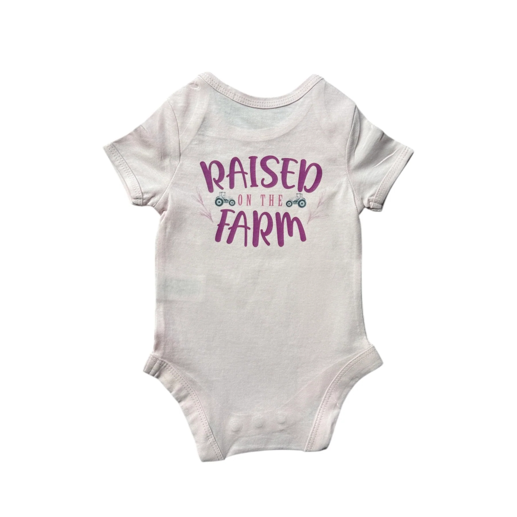 GRASSMEN Raised on the Farm Short Sleeved Baby Suit - Image 9