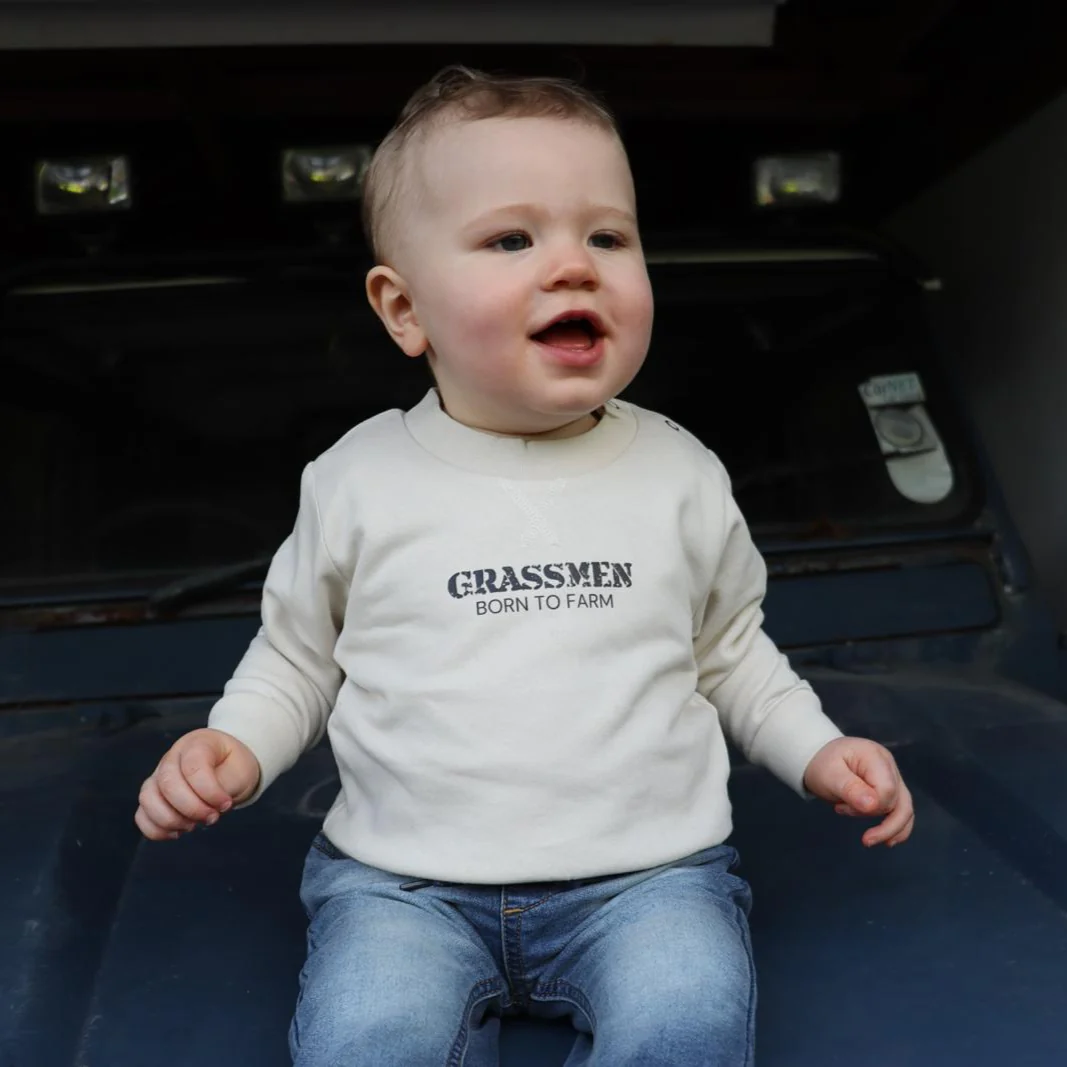 GRASSMEN Born to Farm - Raised on the Farm Sweatshirt - Image 15
