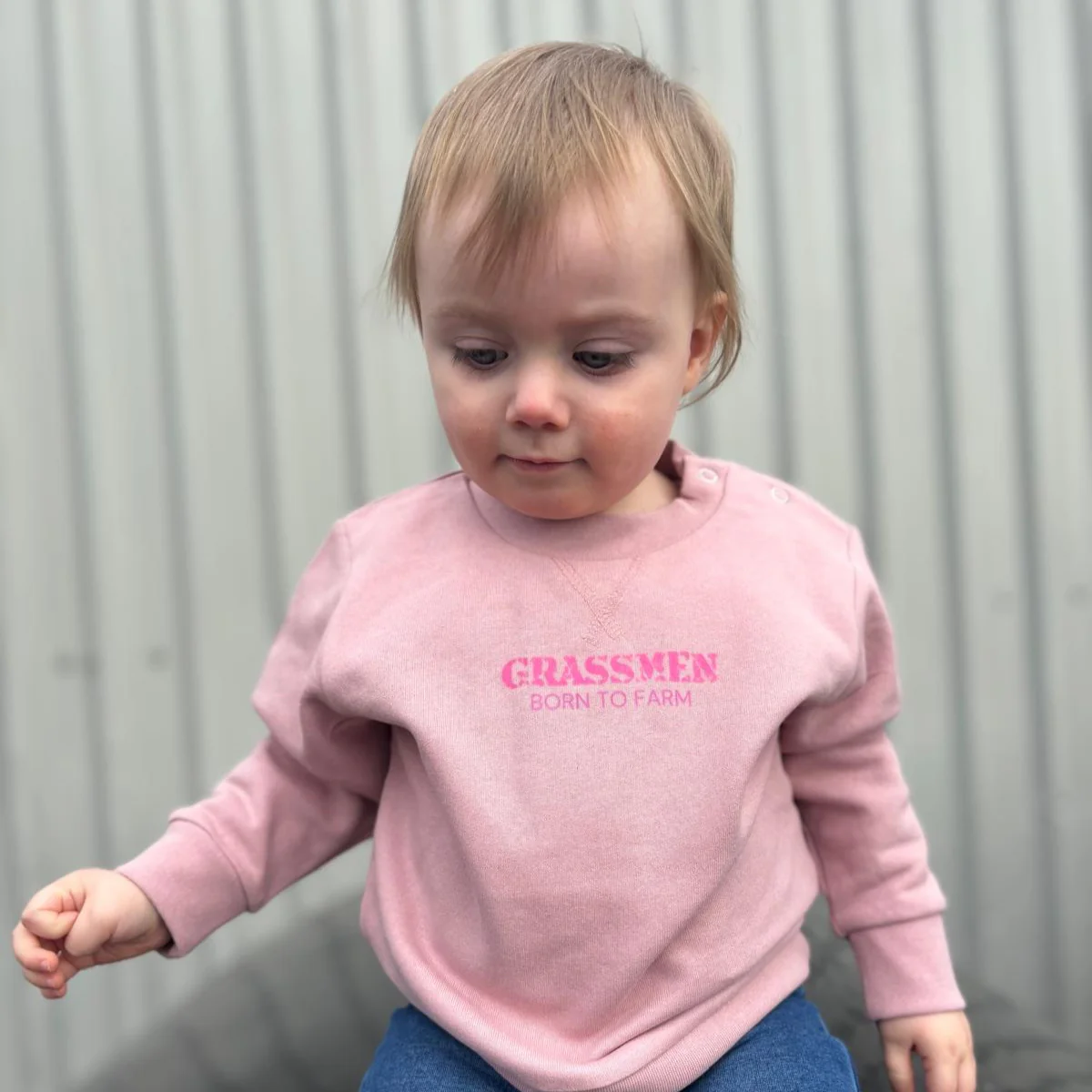 GRASSMEN Born to Farm - Raised on the Farm Sweatshirt - Image 17