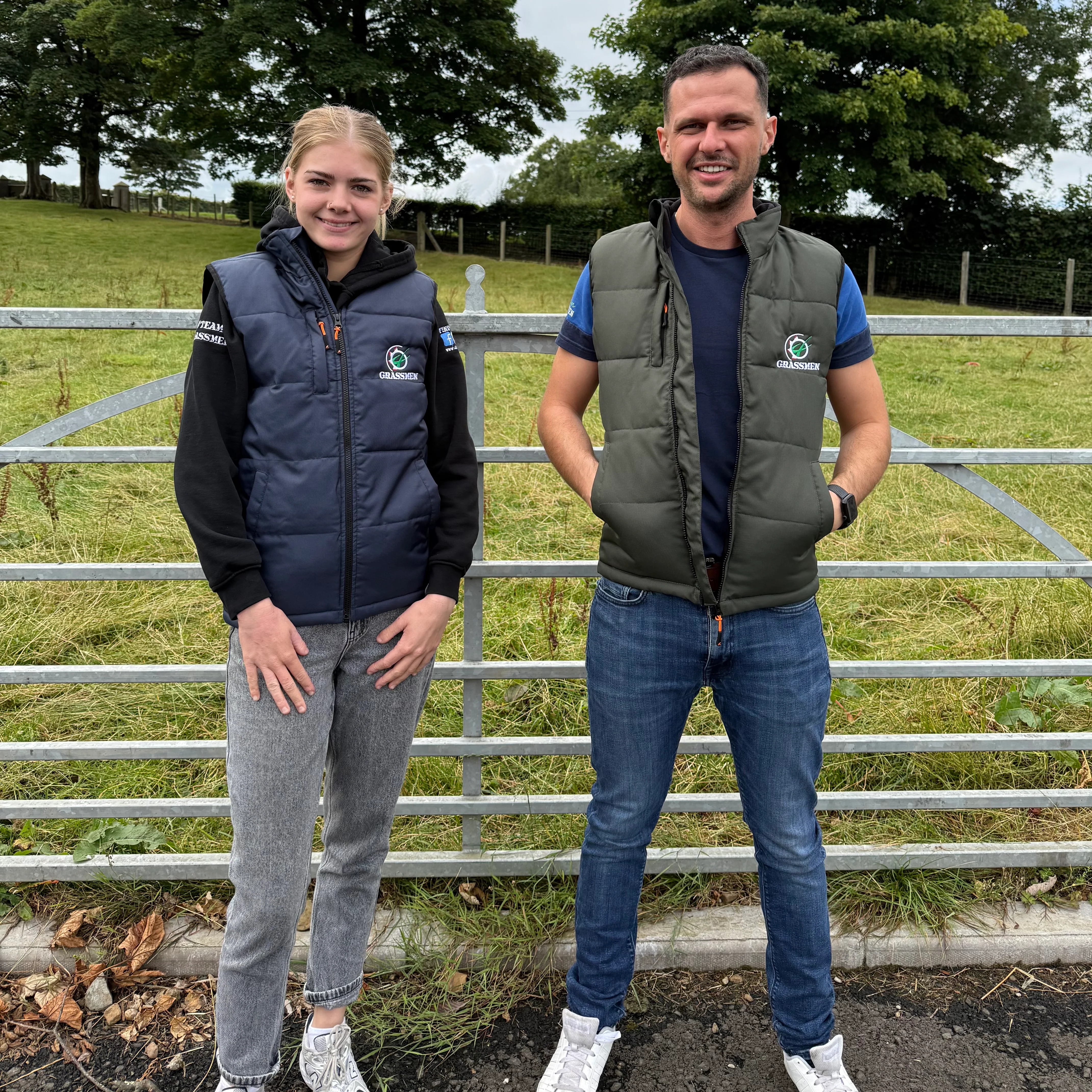 GRASSMEN Core Padded Bodywarmer Navy - Image 10