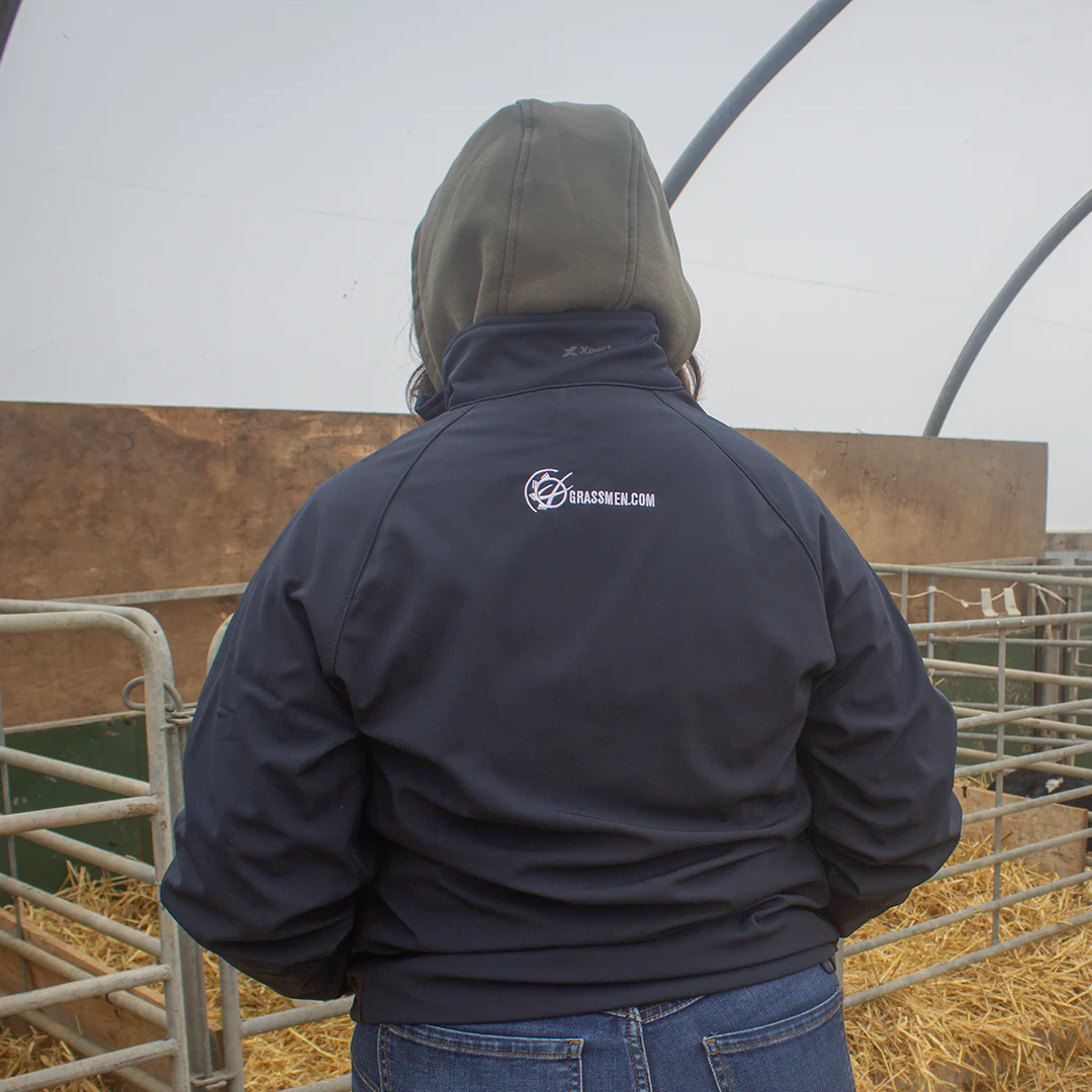 GRASSMEN Core Softshell Jacket Navy - Image 4