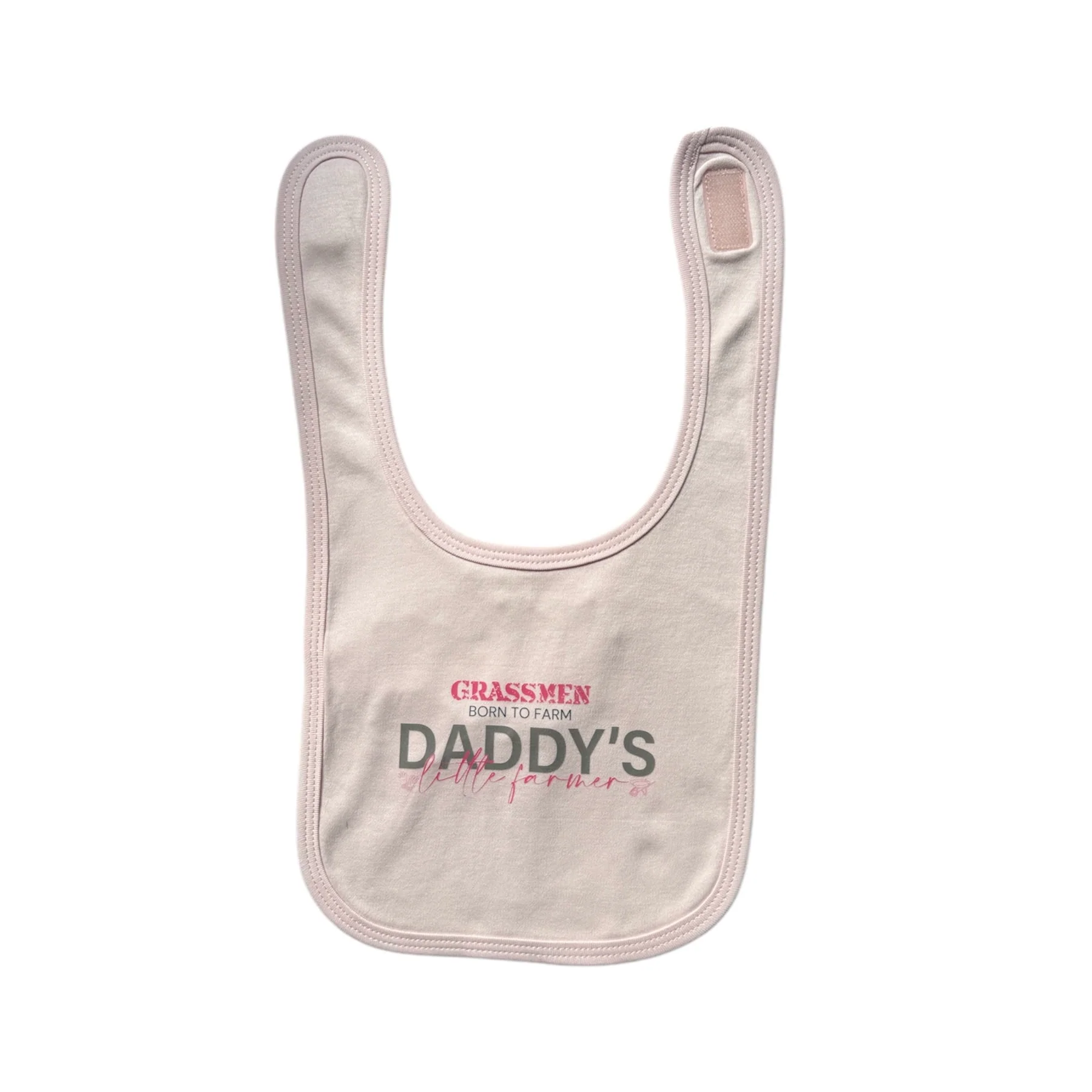 GRASSMEN Daddy's Little Farmer Baby Bib - Image 4