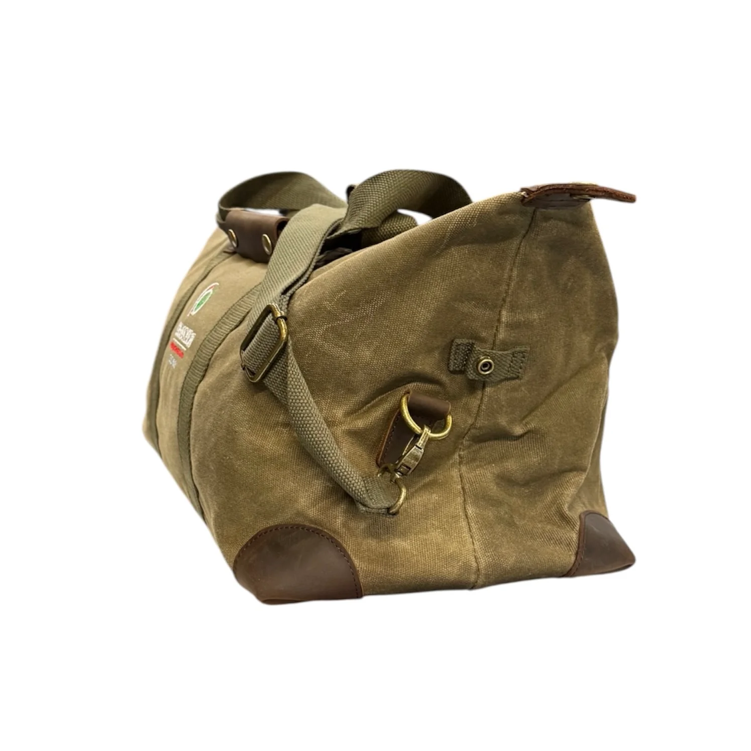 "GRASSMEN" Heritage Waxed Canvas Holdall - Image 3