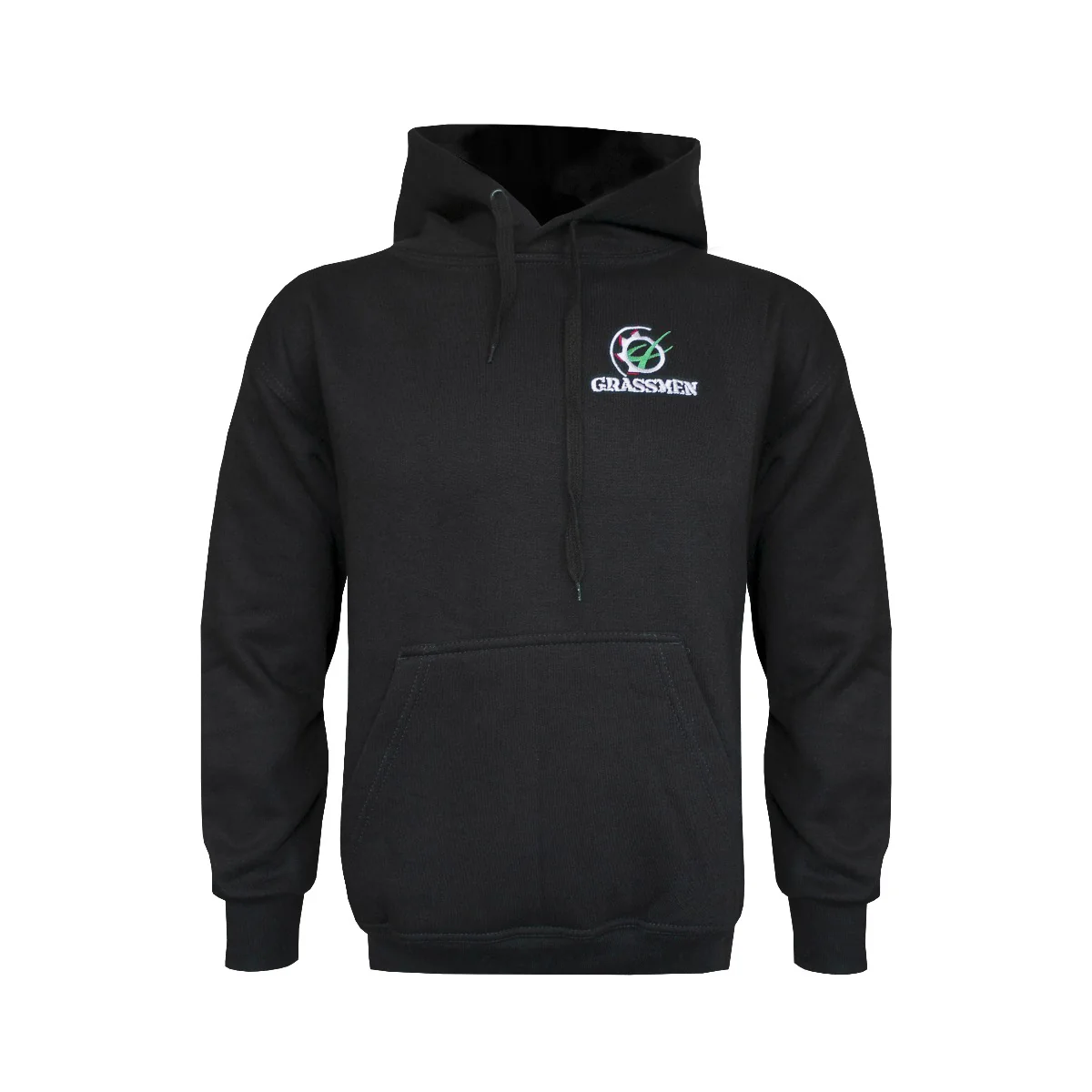 "GRASSMEN" John Deere 3650 Baby Donkey" Unisex Adults Black Hoodie - Image 4
