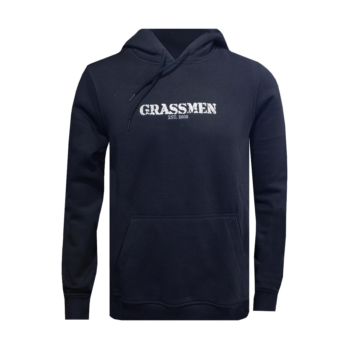"GRASSMEN" LUX. Unisex Adults Hoodie Navy