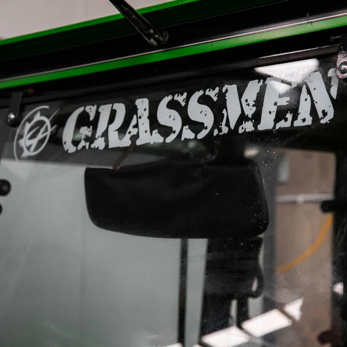 "GRASSMEN" Window Graphic Large (Internal Fitment)