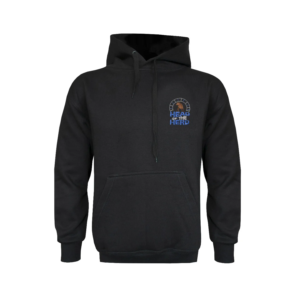 "Head of the Herd Adults" Unisex Novelty Hoodie - Choose Colour - Image 3