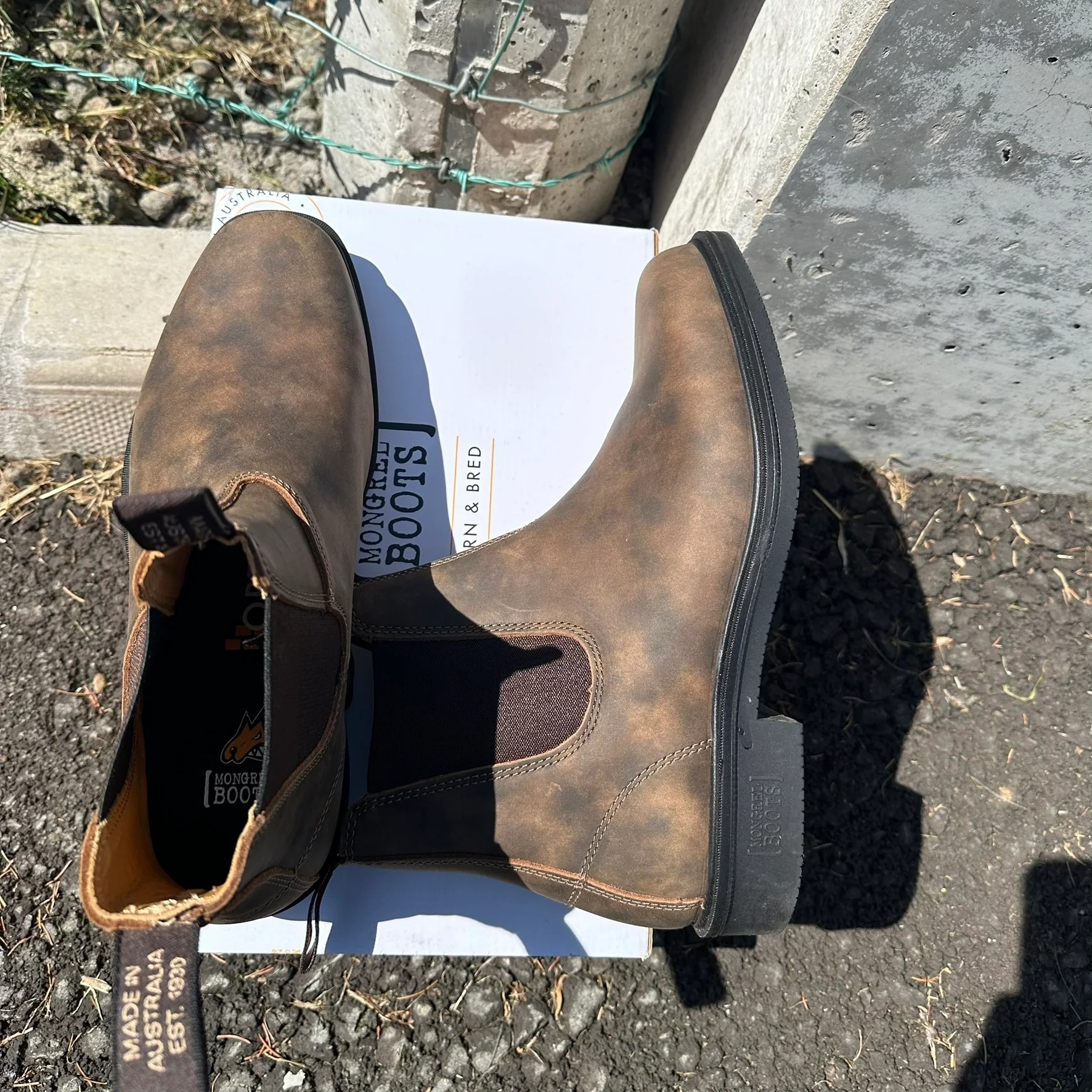 Mongrel Dealer Boots, Cloudy Brown, Chisel Toe, Non-Safety K92075 - Image 9