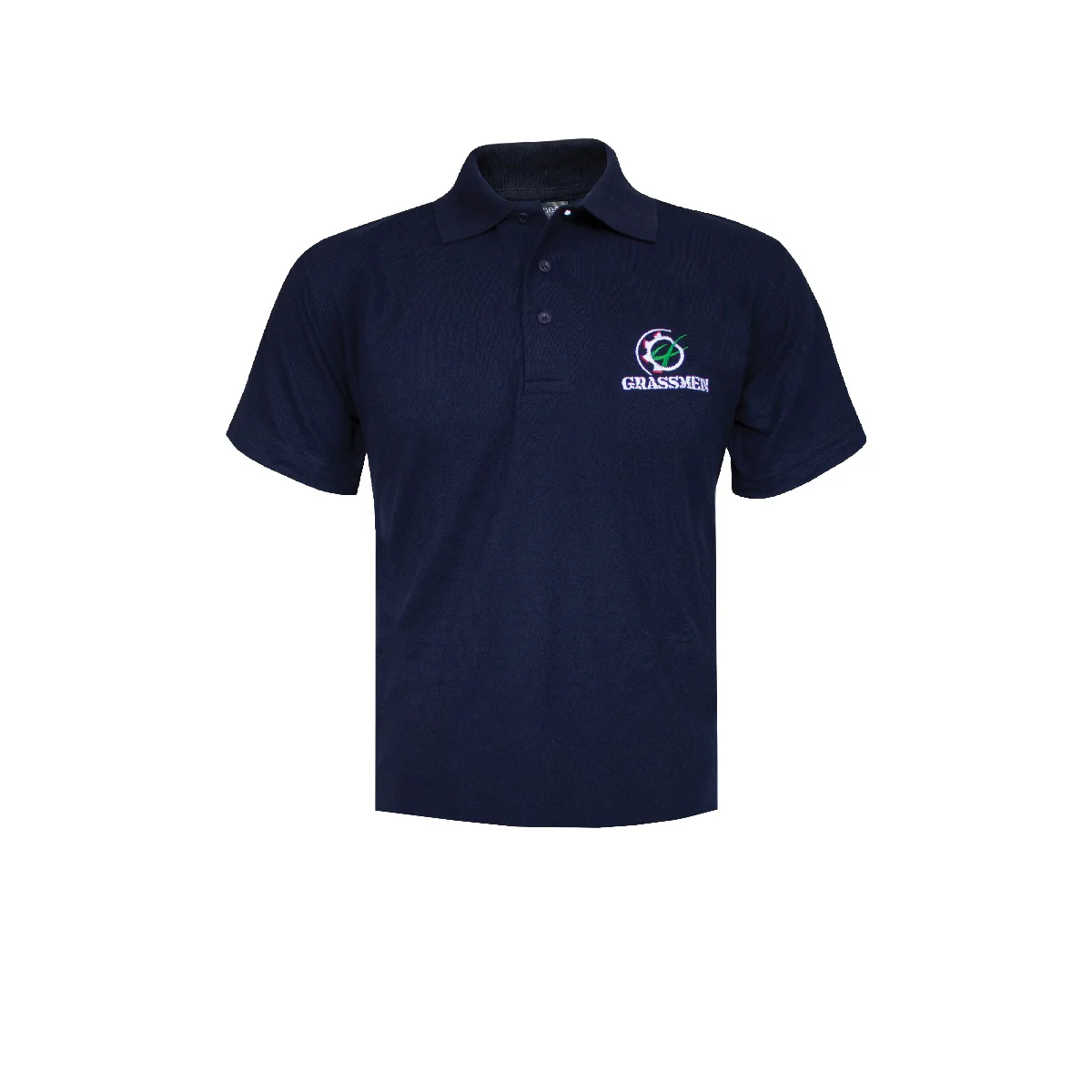 "NO FARMERS. NO FOOD. NO FUTURE." Unisex Kids Navy Polo Shirt - Image 3