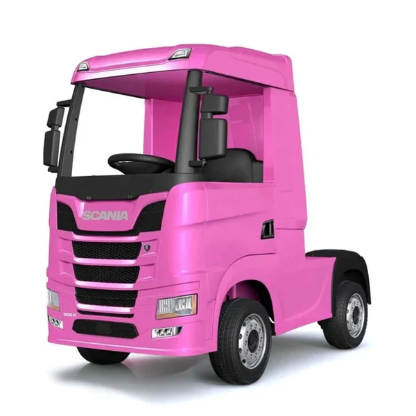 Official Scania 24V Pink Ride-On Truck & Trailer - Image 3