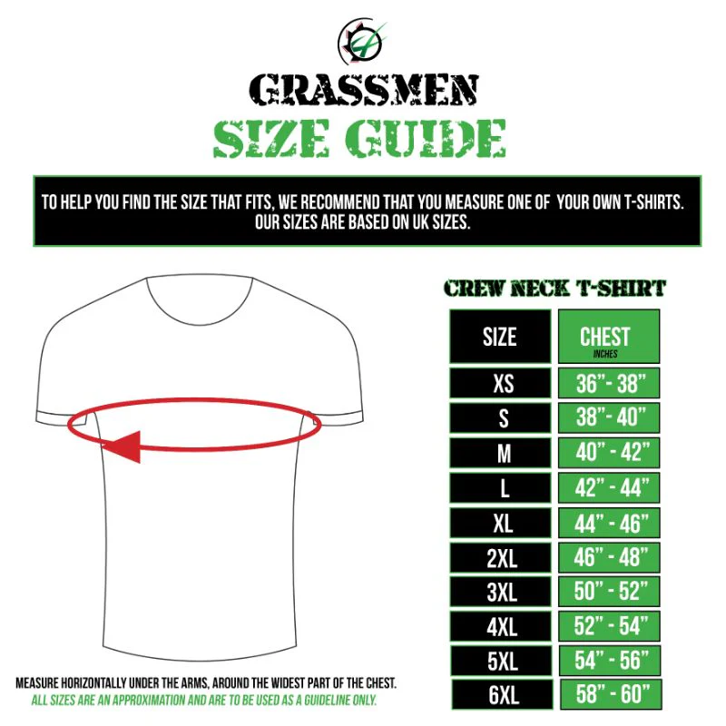 "GRASSMEN" Unisex Adults Royal Blue T-Shirt - Image 5