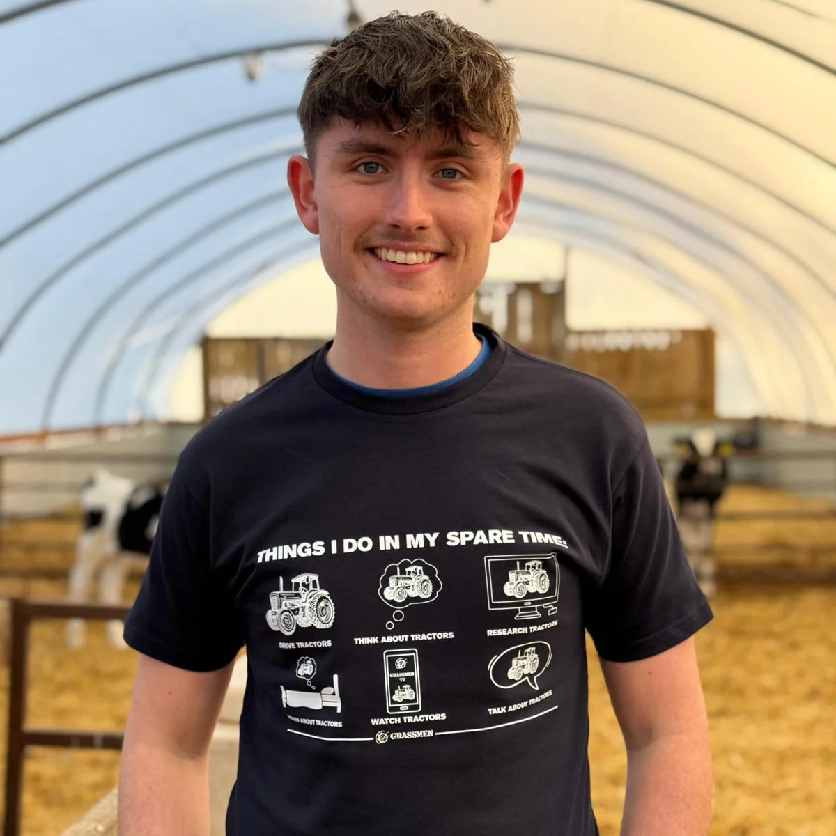 "Things i do in my spare time" Novelty Adults Navy T-Shirt - Image 3